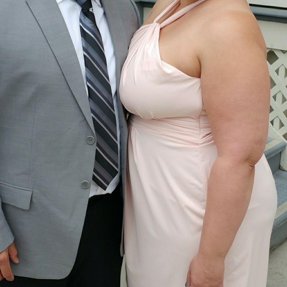 Blush Bridesmaid Dress - Picture 6 of 6